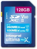 Karta pamięci Integral ULTIMAPRO X2 SDXC 260/100MB UHS-II V60 128GB