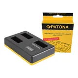 PATONA Potrójna Ładowarka USB Do Sony NP-FW50