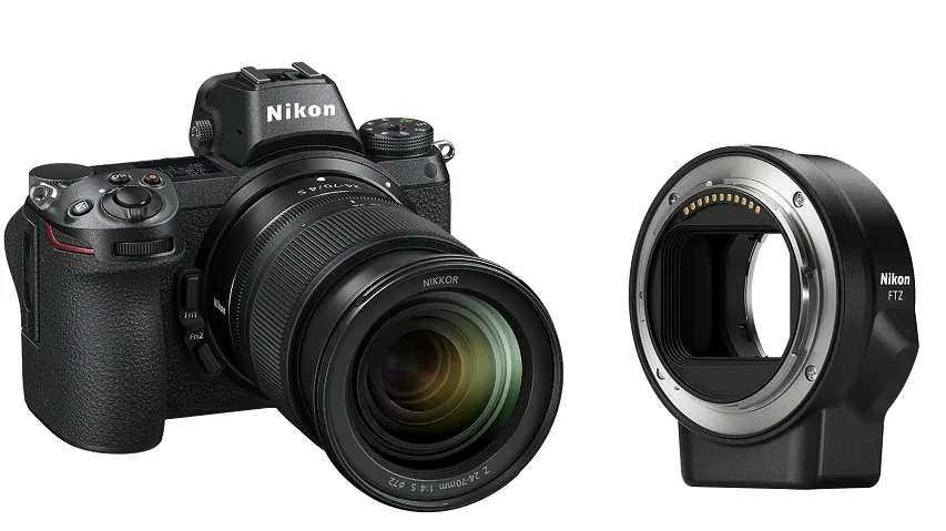 Nikon Z7 + 24-70 f/4 + adapter FTZ II