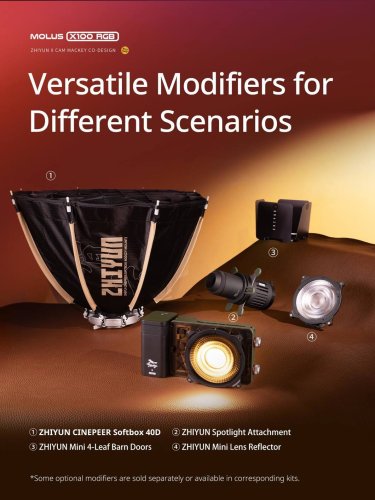 Zhiyun X100RGB Pro Bowens mount