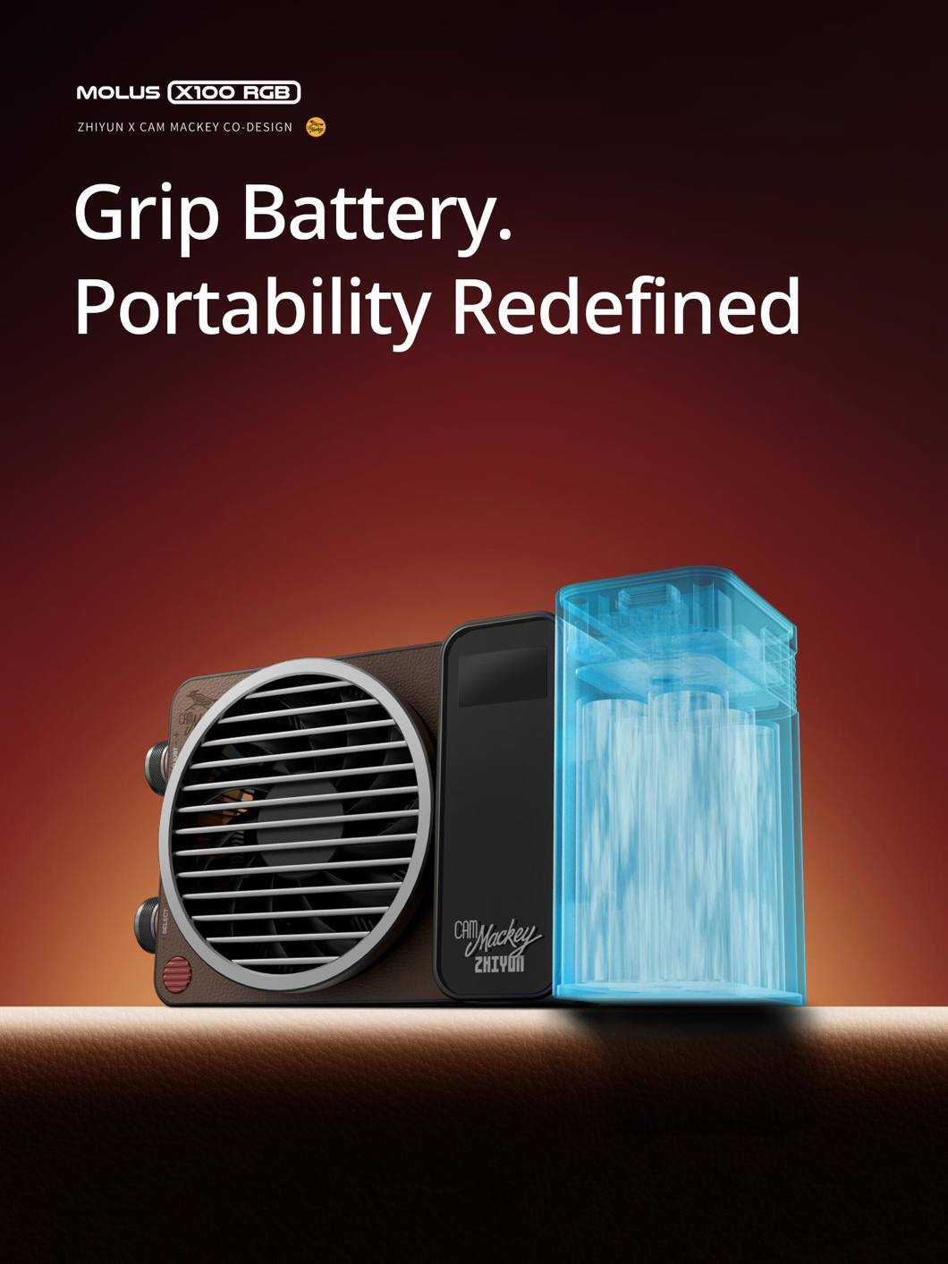 Zhiyun X100RGB battery grip