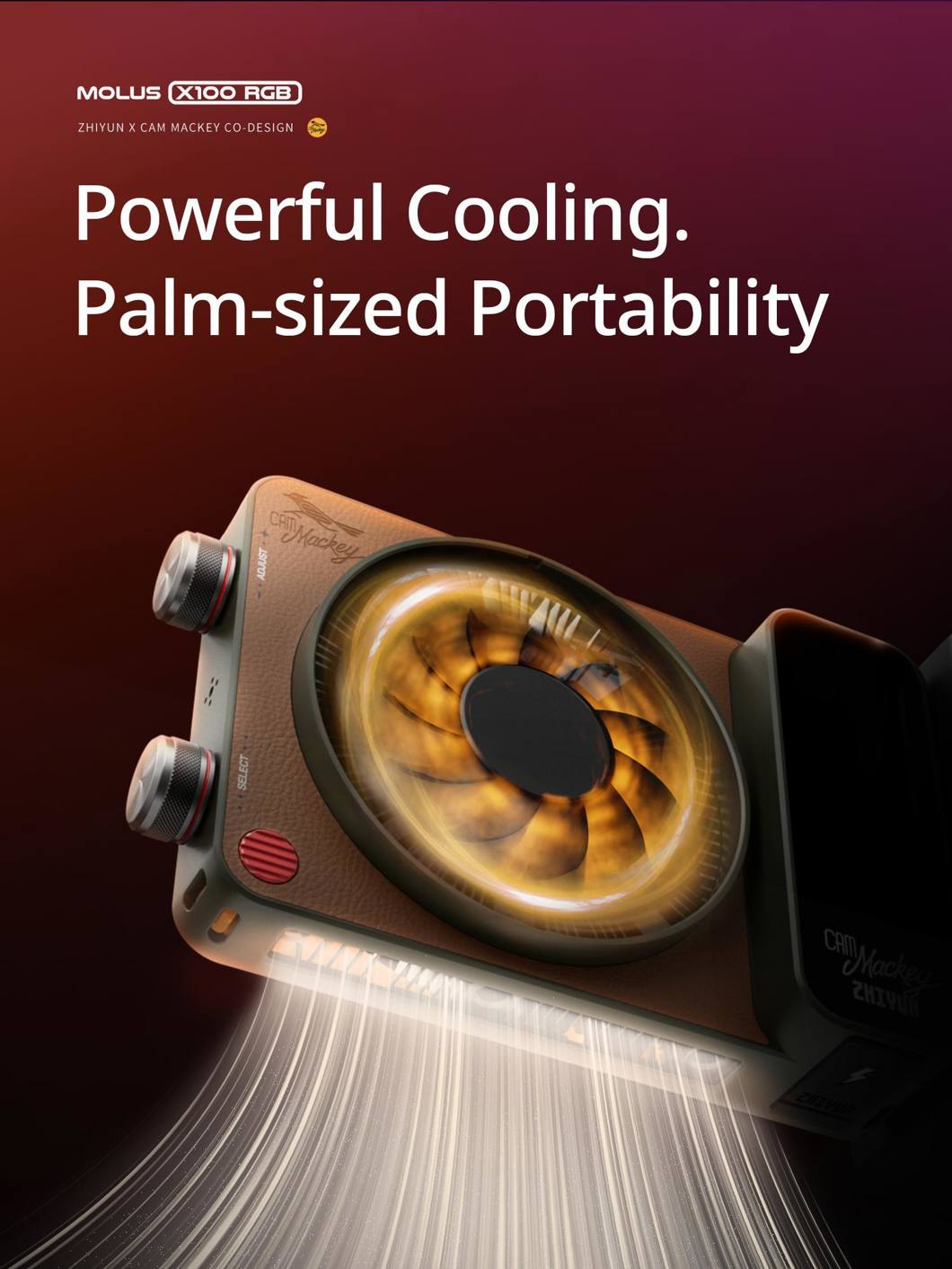 System chłodzenia Zhiyun X100RGB Pro