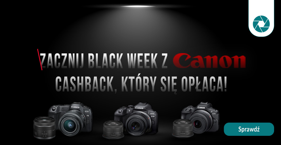 Black Week z Canon – cashback na wybrane produkty! Black Week z Canon – cashback na wybrane produkty!
