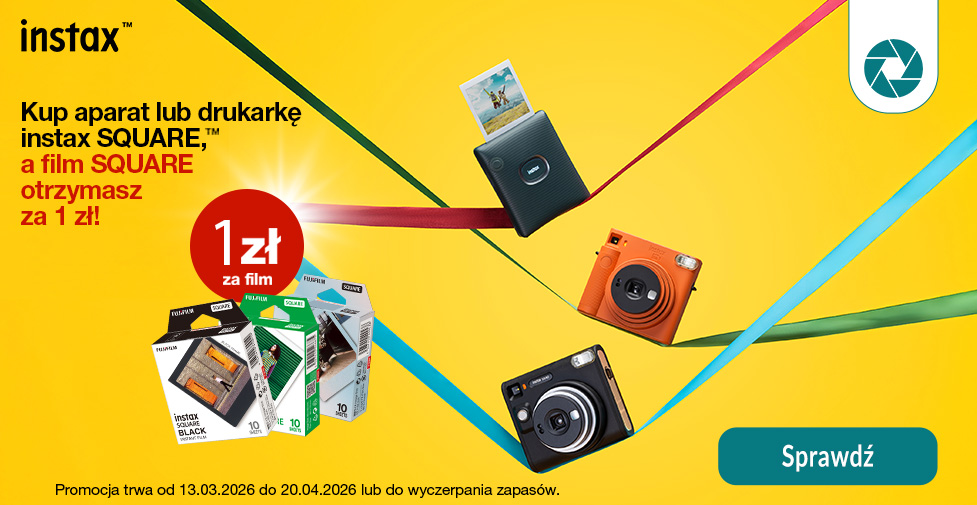Instax Square – wkład fotograficzny za 1 zł do drukarki