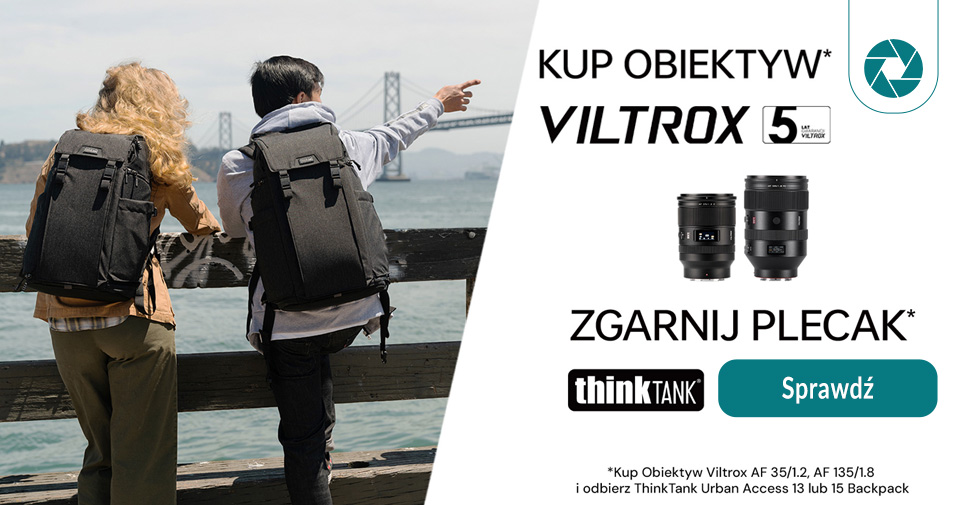 Viltrox LAB – kup obiektyw i zgarnij plecak Think Tank za 1,23 zł