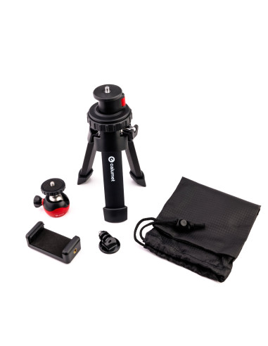 Statyw do aparatu smartfona i lampy LED