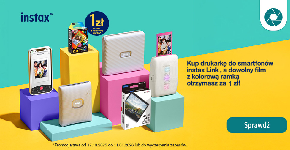 Instax Link – więcej koloru, więcej radości! Film za 1 zł Instax Link – więcej koloru, więcej radości! Film za 1 zł