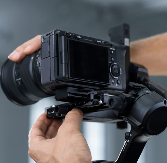 DJI RS 5 sterowanie bluetooth