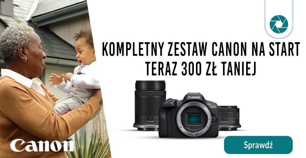 Zyskaj 300 zł! Zestaw Canon EOS R100 taniej