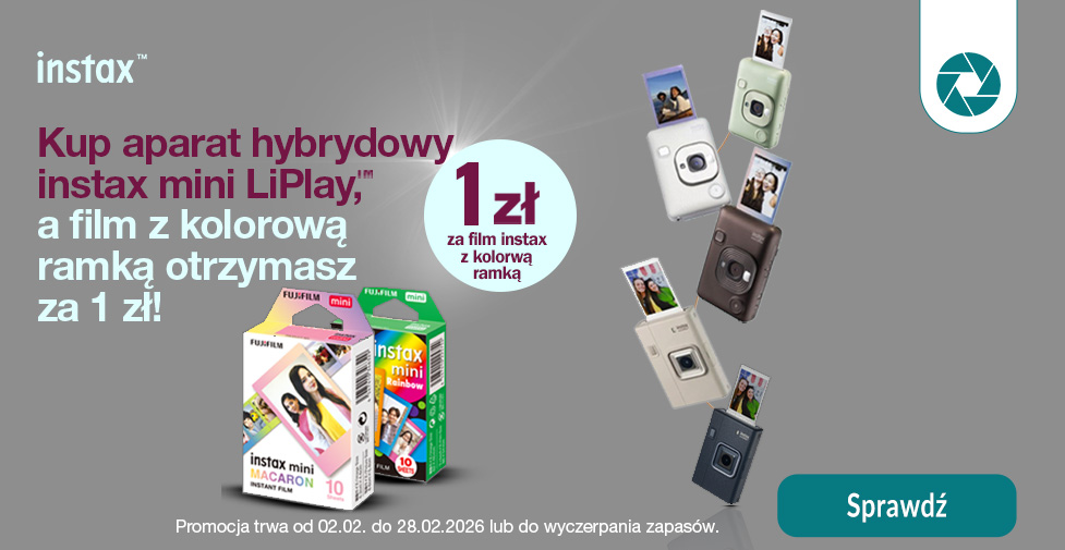 Zgarnij wkład Instax za 1 zł do aparatu!