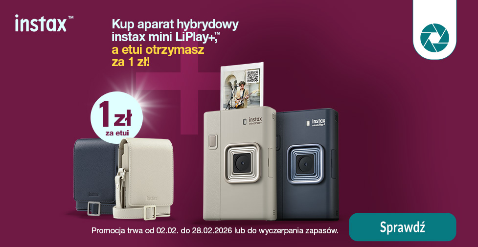 Etui Instax LiPlay za 1 zł w promocji