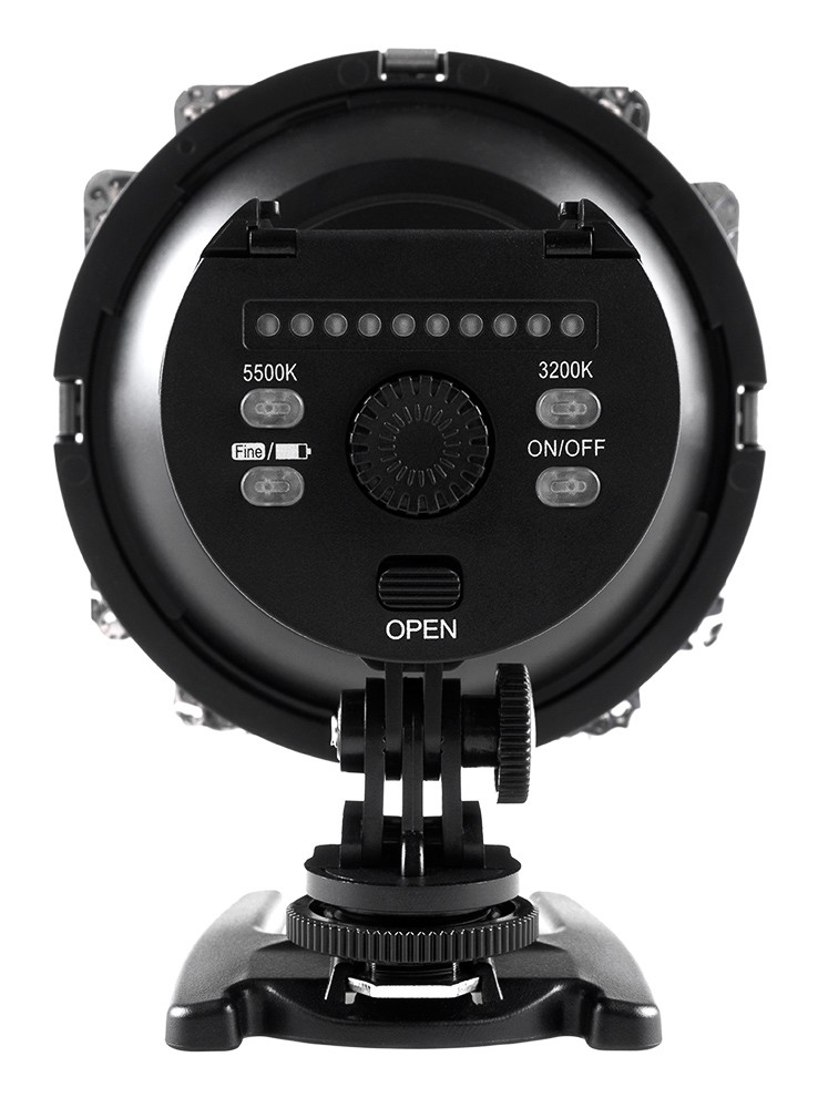 Yongnuo YN216-WB regulacja mocy i temperatury barwowej