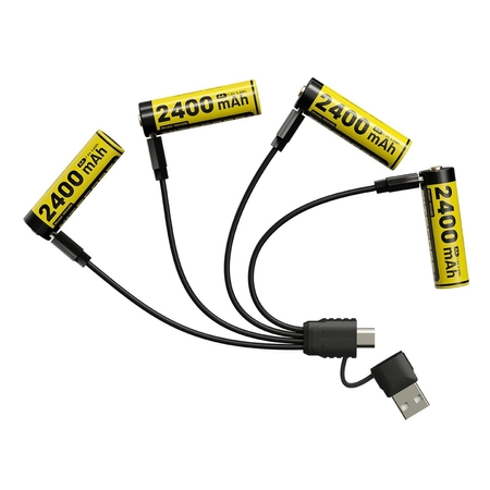 Akumulatory Nitecore NH2400 AA USB-C