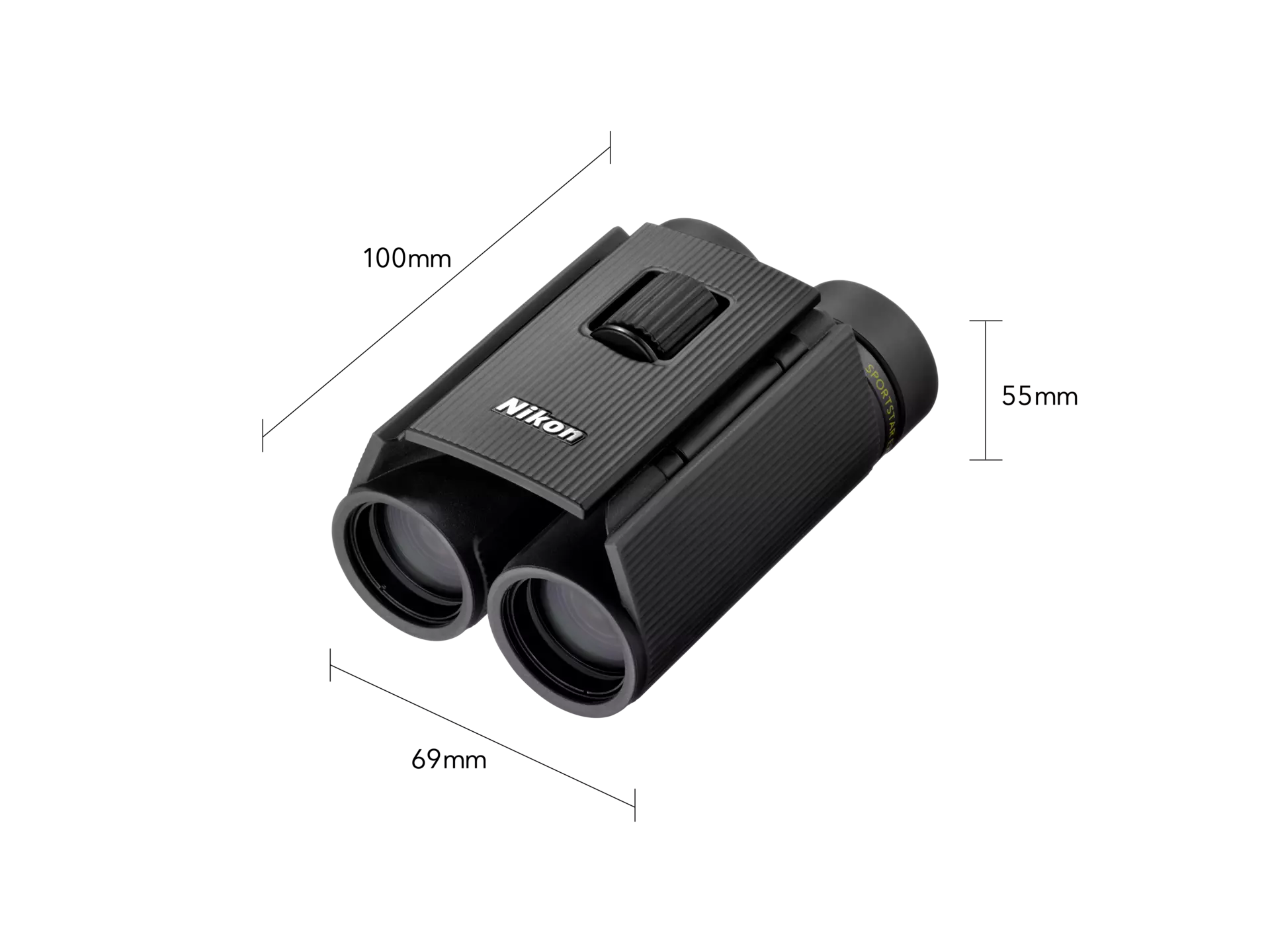 Nikon SPORTSTAR EX II 10x25 – szerokie pole widzenia