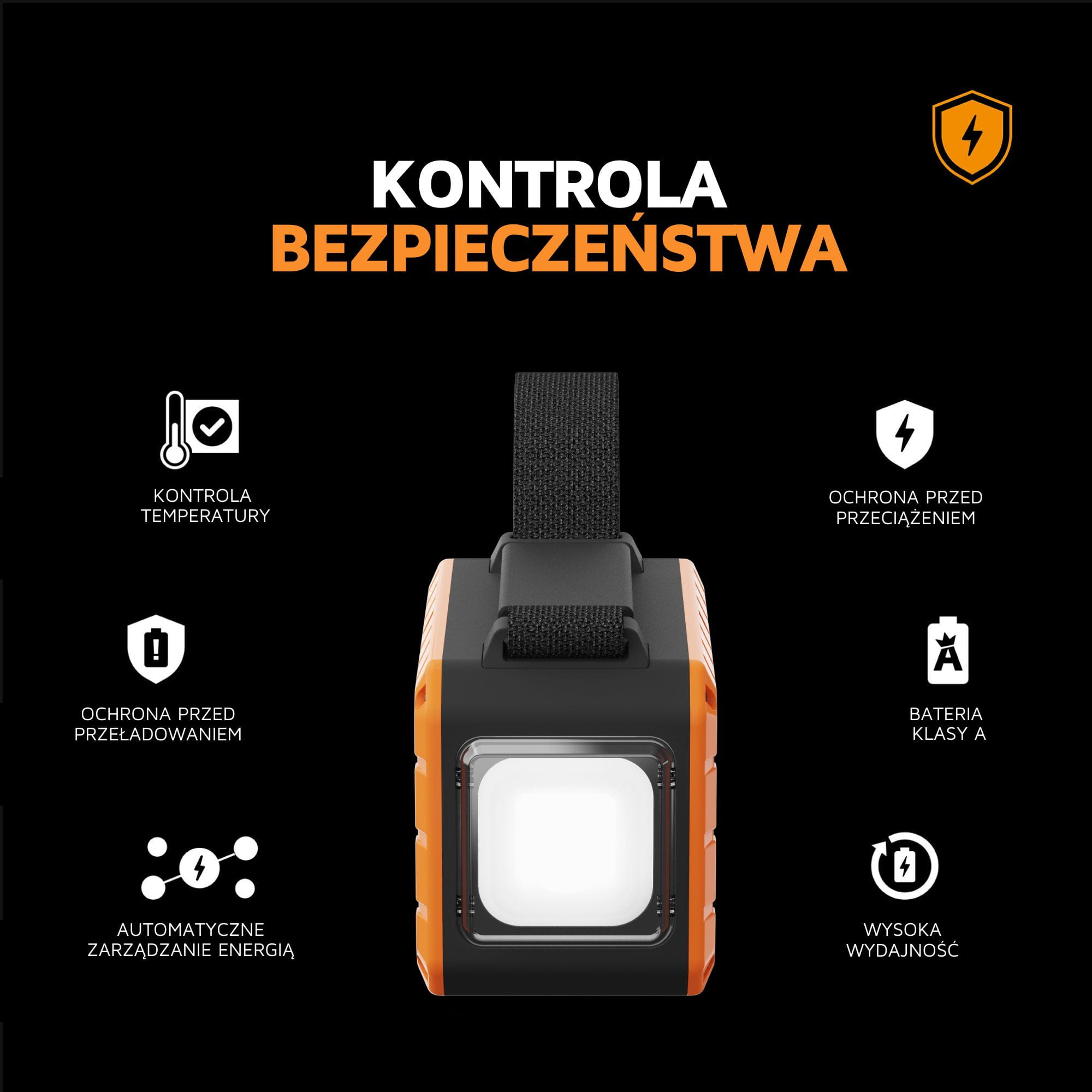 XTORM Powerbank Rugged Flashlight bezpieczeństwo APM