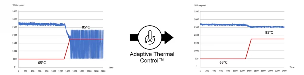 CFexpress ochrona termiczna CFexpress ochrona termiczna