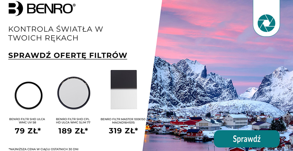 „Benro :: filtry – rabat 20%”