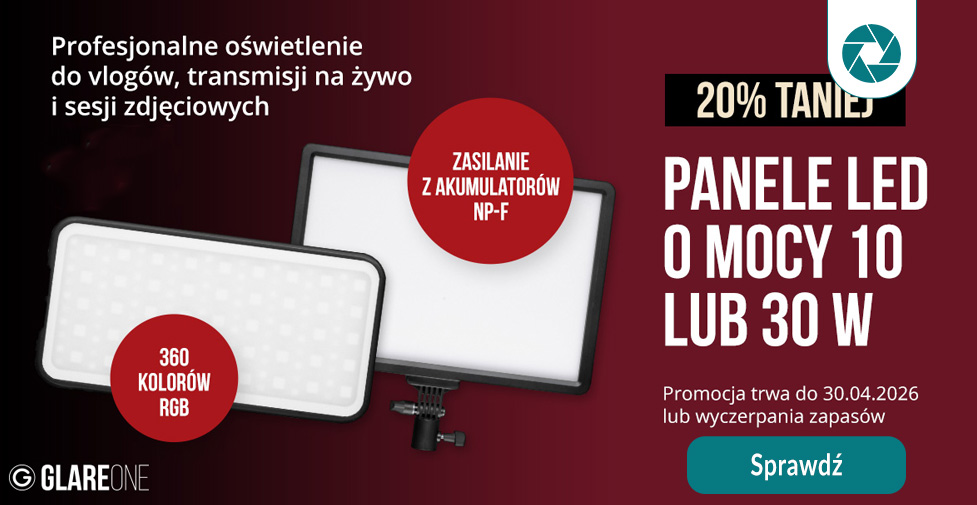 Zyskaj 20% rabatu na wybrane panele LED Zyskaj 20% rabatu na wybrane panele LED