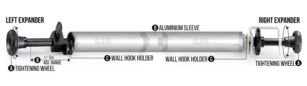 Montaż ścienny i sufitowy Montaż ścienny i sufitowy