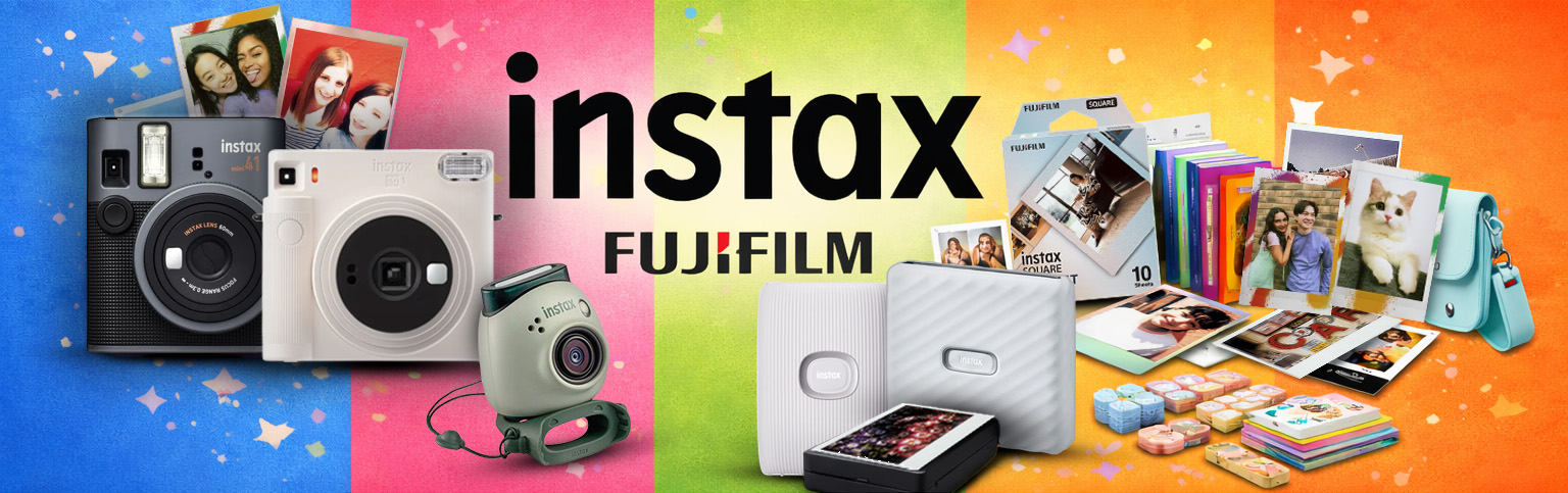 Instax – aparaty, drukarki, wkłady i akcesoria