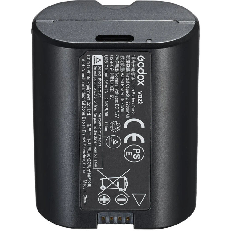 Godox V1 mid – zasilanie