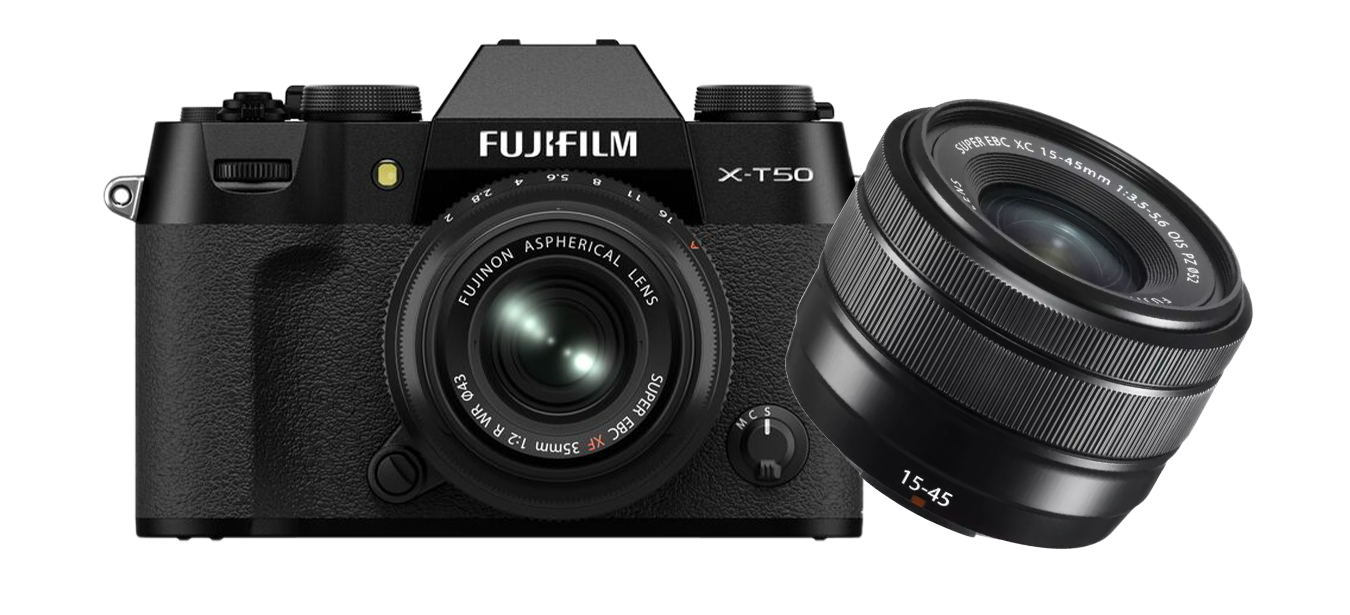 Fujifilm X-T50 + Fujinon XC 15-45 mm f/3.5-5.6 OIS PZ - Czarny