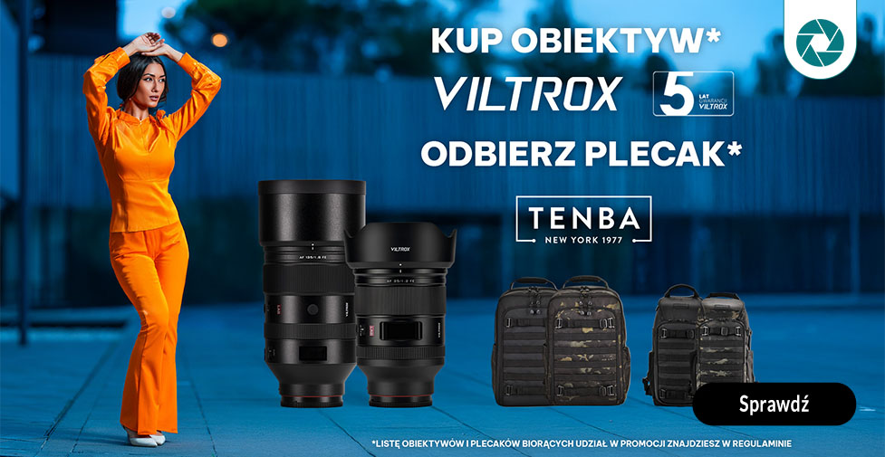 Kup Obiektyw Viltrox i odbierz plecak Tenba