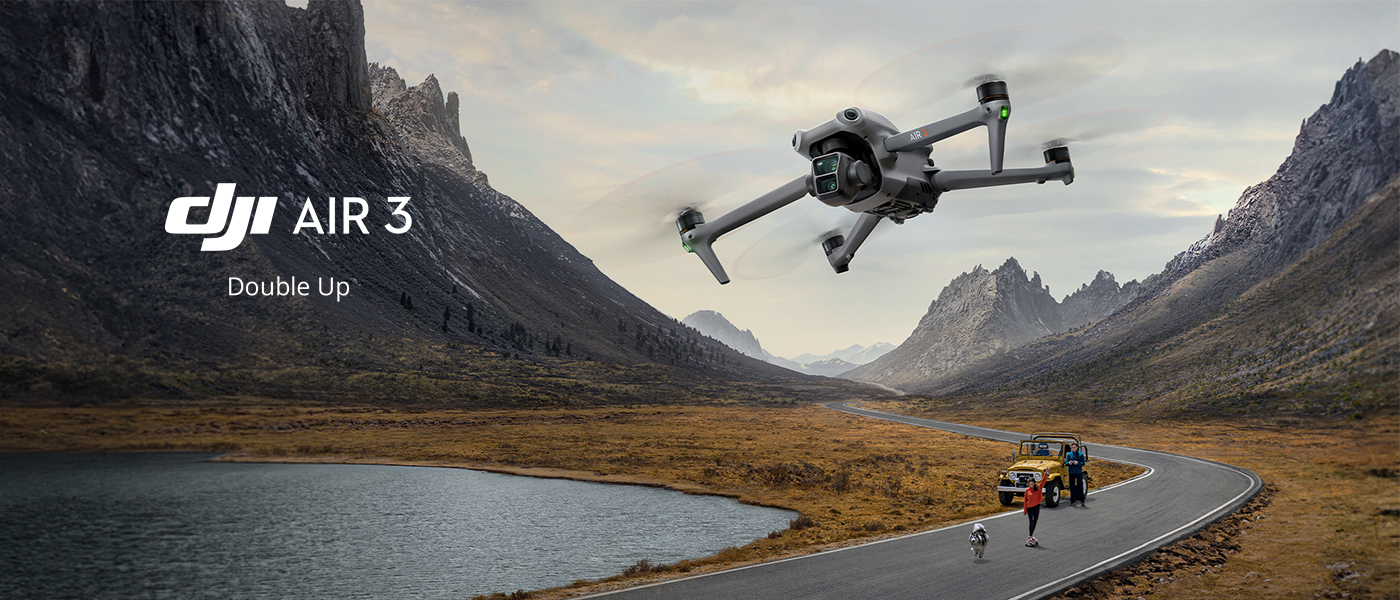 DJI Air 3 Fly More Combo (DJI RC-N2) – Double Up DJI Air 3 Fly More Combo (DJI RC-N2) – Double Up