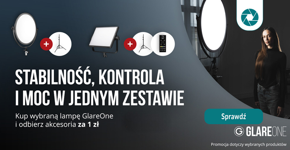 Promocja GlareOne – do Panelu LED dodatek za 1 zł Promocja GlareOne – do Panelu LED dodatek za 1 zł