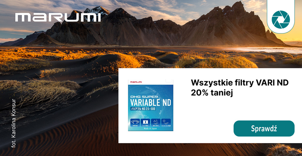 Promocja Marumi : Wszystkie filtry typu VARI ND 20% taniej 