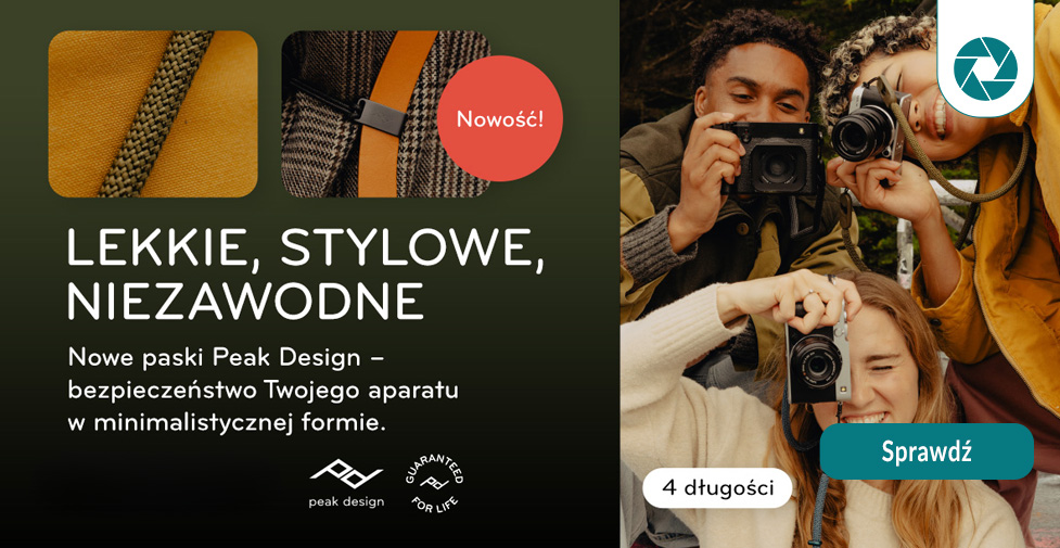 Odkryj nową kolekcję pasków Peak Design Odkryj nową kolekcję pasków Peak Design