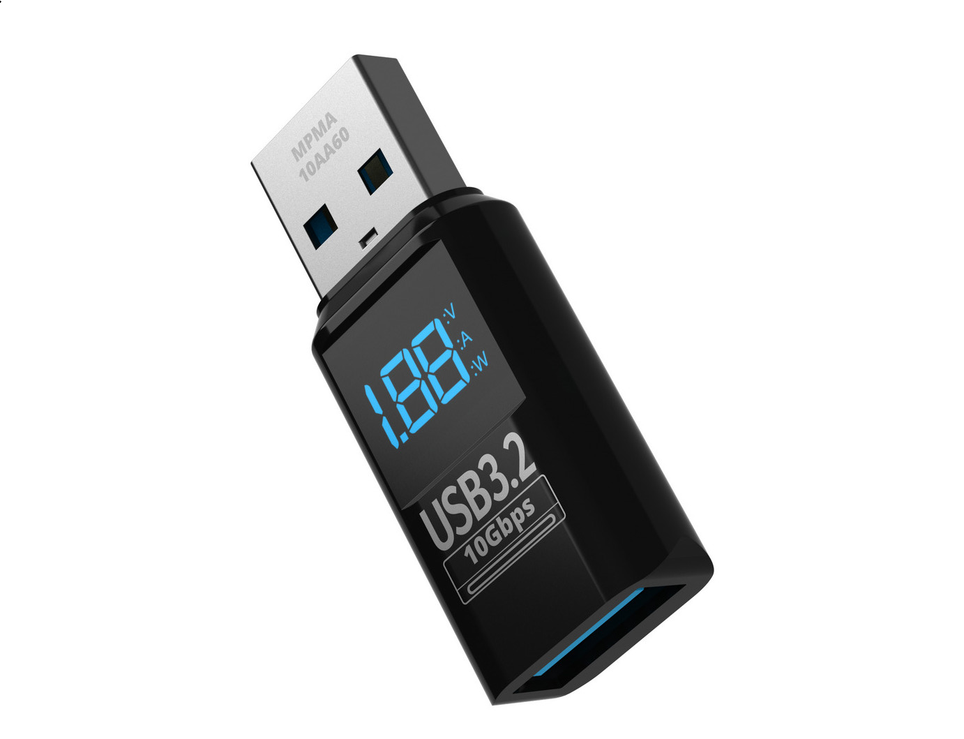 Miernik Adapter Mathorn MPMA-10AA60 USB A do A LED PD 60W 3A VAW 10Gbps