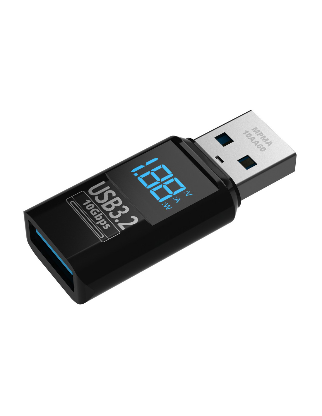 Miernik Adapter Mathorn MPMA-10AA60 USB A do A LED PD 60W 3A VAW 10Gbps