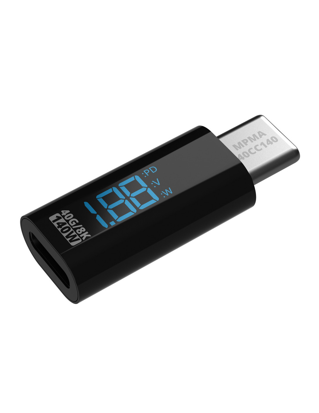 Miernik Adapter Mathorn MPMA-40CC140 USB C do C LED PD 140W 5A VW 8K 40Gbps