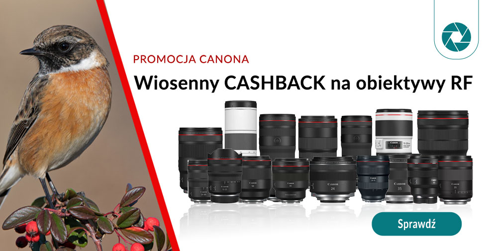Canon - Wiosenny CASHBACK na obiektywy RF