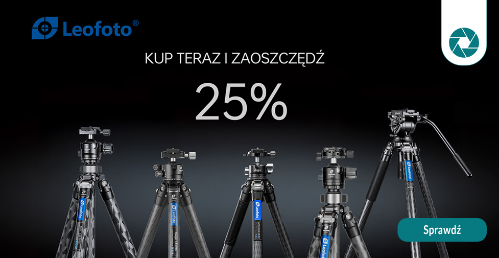 Złap okazję! Promocja na statywy i akcesoria Leofoto Złap okazję! Promocja na statywy i akcesoria Leofoto