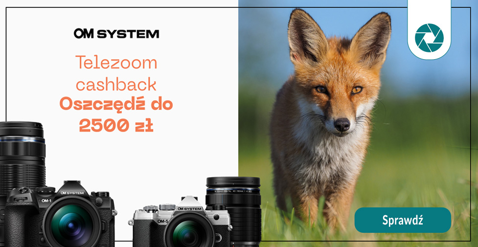 Promocja OM SYSTEM: Telezoom z cashbackiem do 2500 z