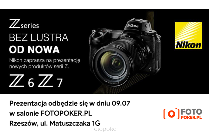 Nikon RoadShow w Fotopoker.pl 9.07.2019r