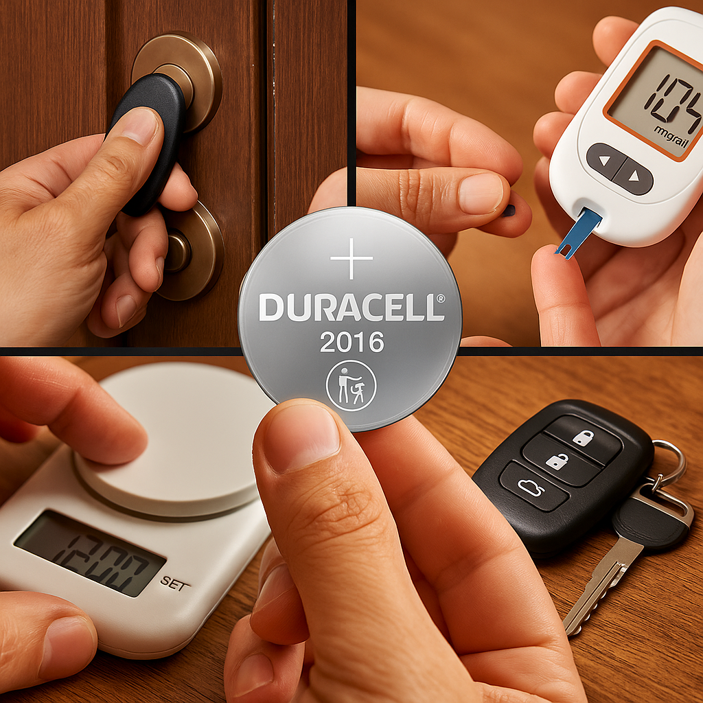 Litowe Baterie Specjalistyczne Duracell CR2016 2 szt. Litowe Baterie Specjalistyczne Duracell CR2016 2 szt.