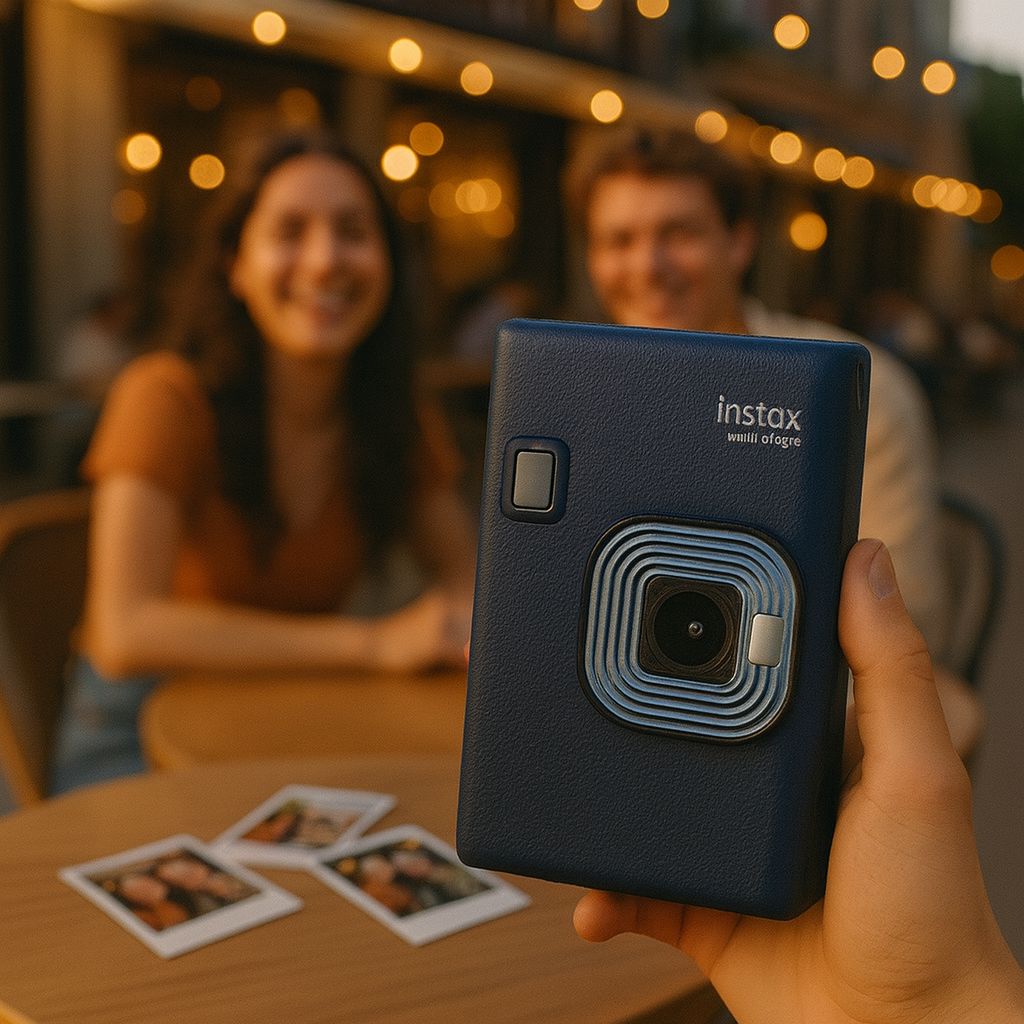 Hybrydowy aparat nowej generacji łączący cyfrową technologię z natychmiastowym drukiem Hybrydowy aparat nowej generacji łączący cyfrową technologię z natychmiastowym drukiem