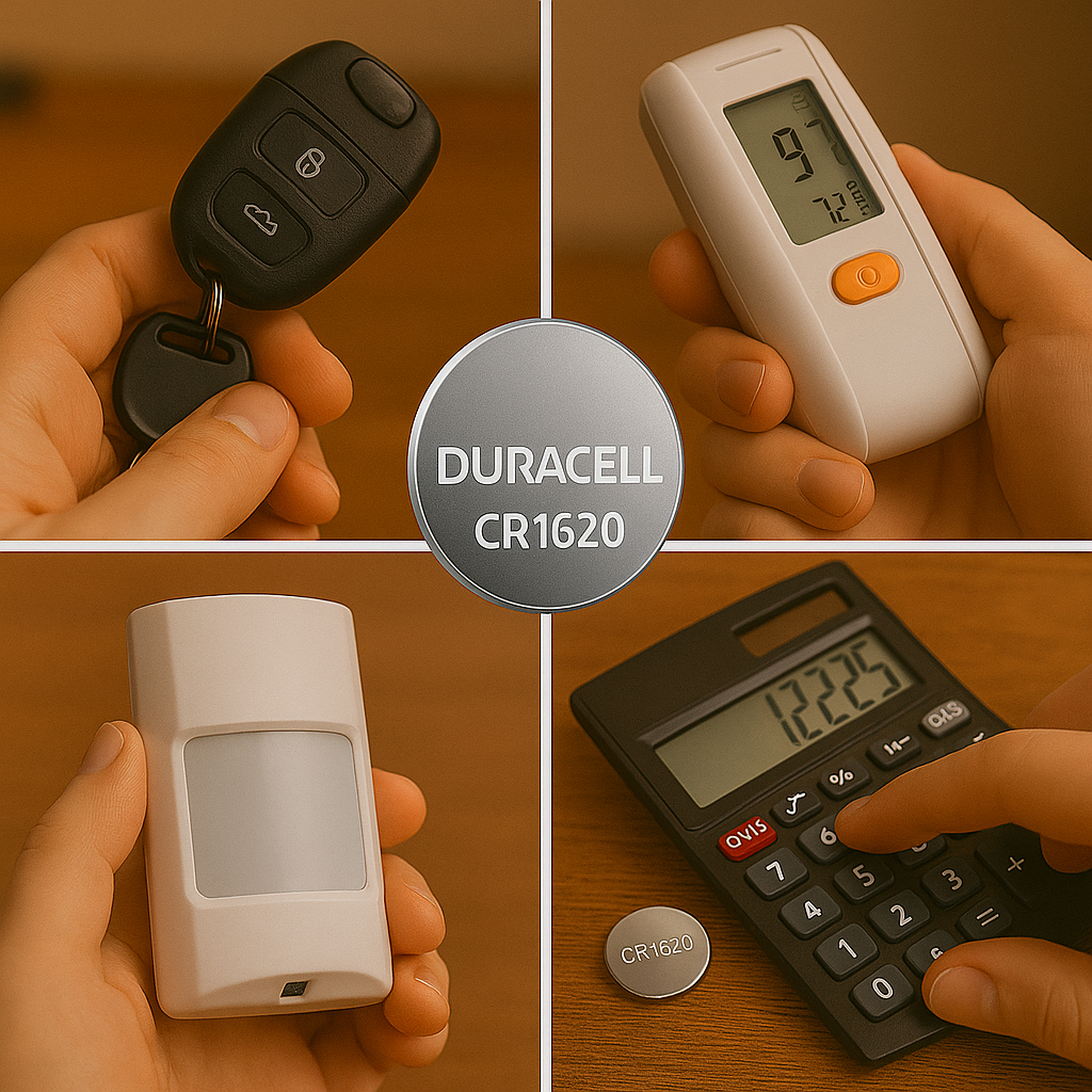 Litowe Baterie Specjalistyczne Duracell CR1620 1 szt. Litowe Baterie Specjalistyczne Duracell CR1620 1 szt.