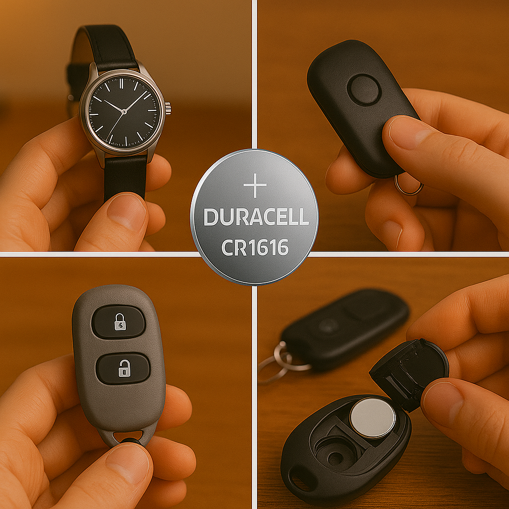 Litowe Baterie Specjalistyczne Duracell CR1616 1 szt. Litowe Baterie Specjalistyczne Duracell CR1616 1 szt.