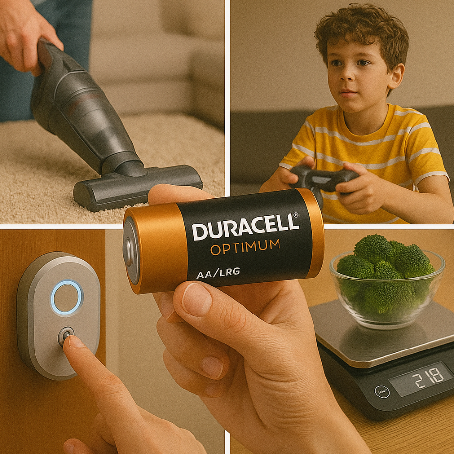 Alkaliczne Baterie Duracell Optimum AA / LR6 4 szt. Alkaliczne Baterie Duracell Optimum AA / LR6 4 szt.