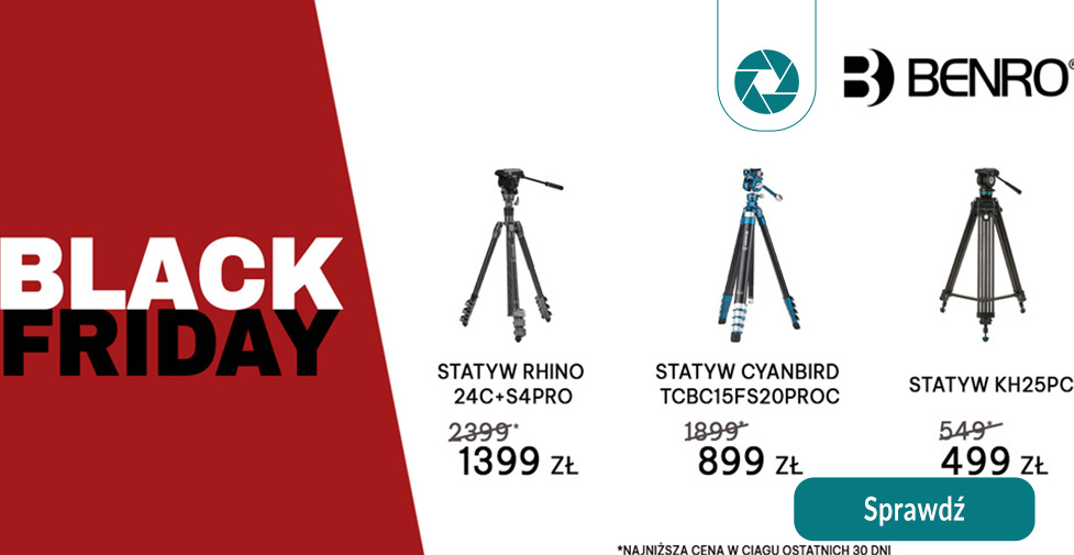 Benro :: Black Friday – rabaty do 1000 zł