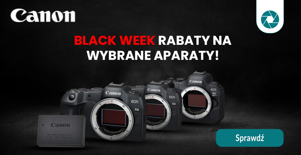 Canon w Black Week – rabaty na wybrane aparaty!