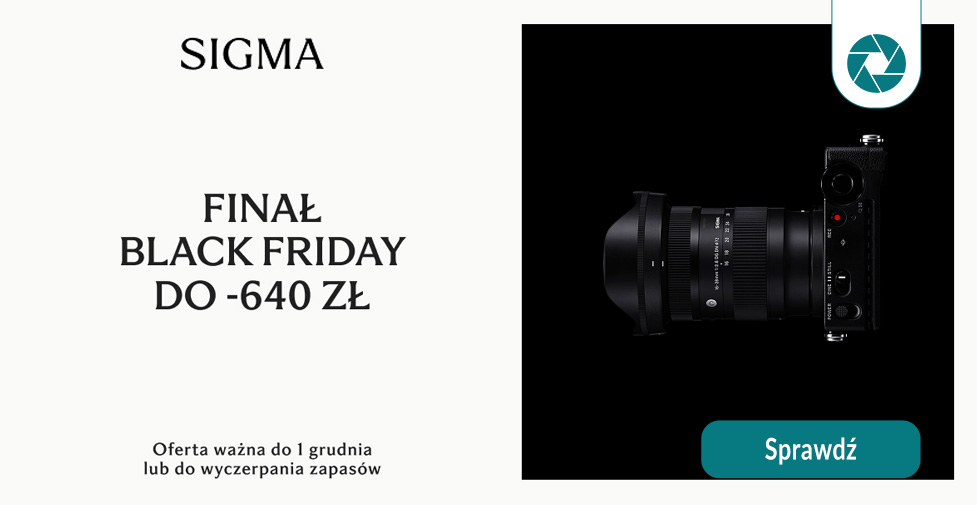 „Sigma – najwyższa jakość optyki w promocji Black Friday