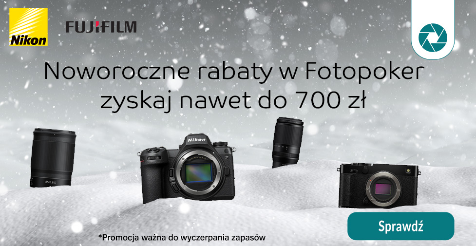 Zyskaj rabat na produkty Nikon i Fujifilm