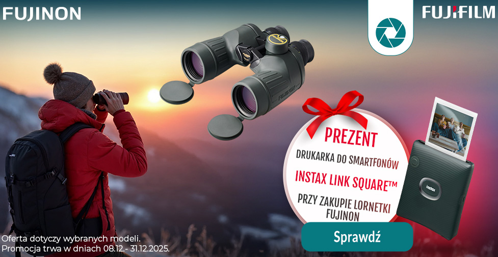Lornetka Fujinon + Instax Link Square gratis! Lornetka Fujinon + Instax Link Square gratis!