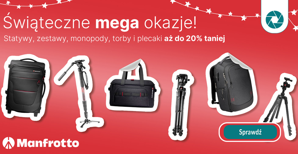 Manfrotto – profesjonalny sprzęt w obniżonych cenach