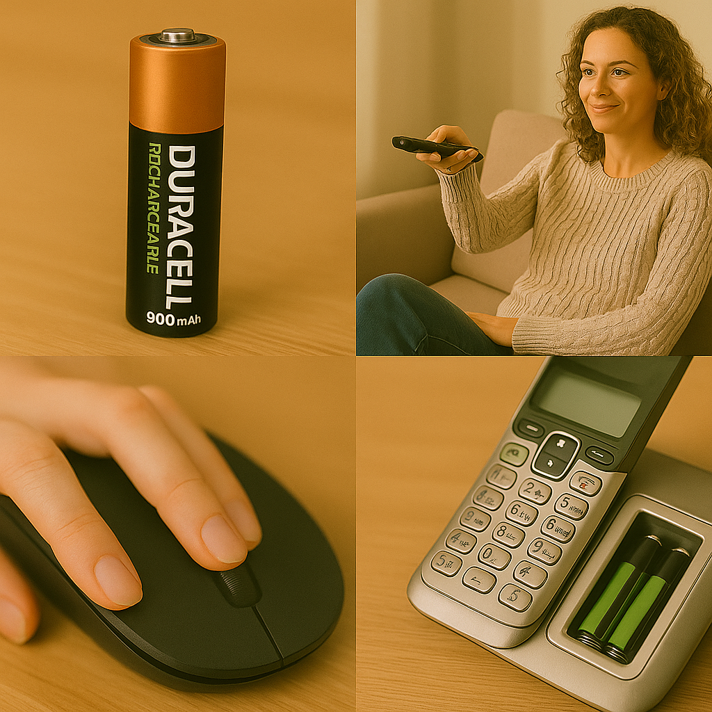 Akumulator Duracell AAA HR3 pojemność 900 mAh 4 szt.